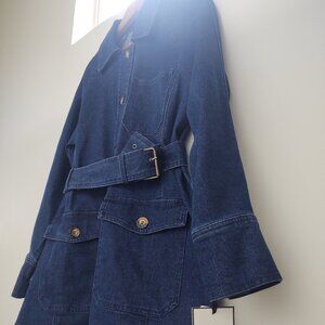 NWT Bagatelle 🟦 Denim-Belted > Button Jacket Size: MED